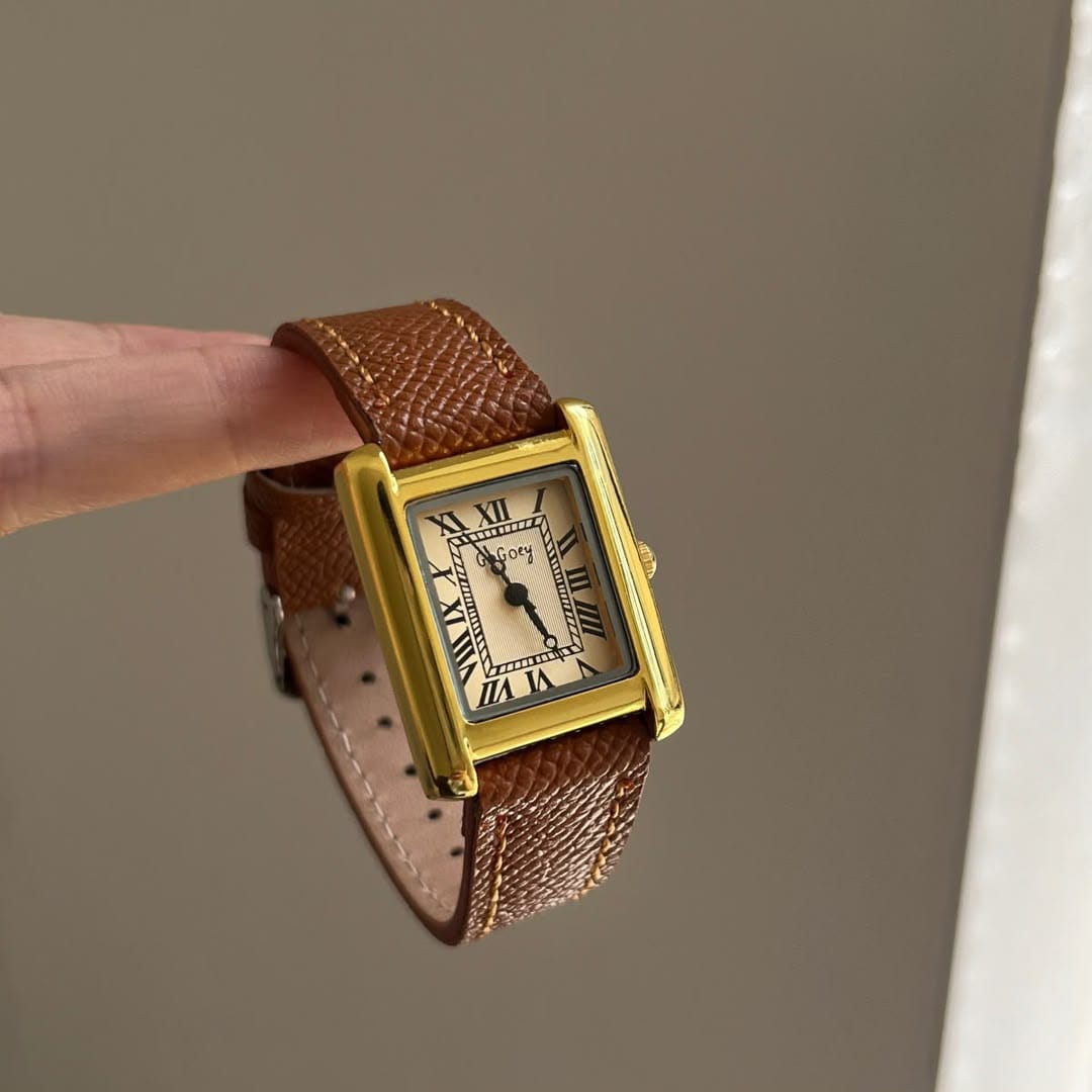 This watch just changed the game for me 👀 A rectangle tank face, Roman numeral d…