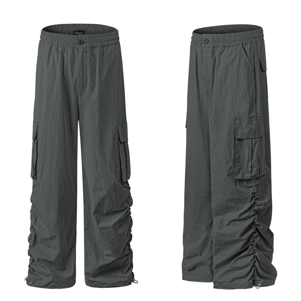 Advanced Sensation Men's Technical Ruched Parachute Cargo Pants — image 2