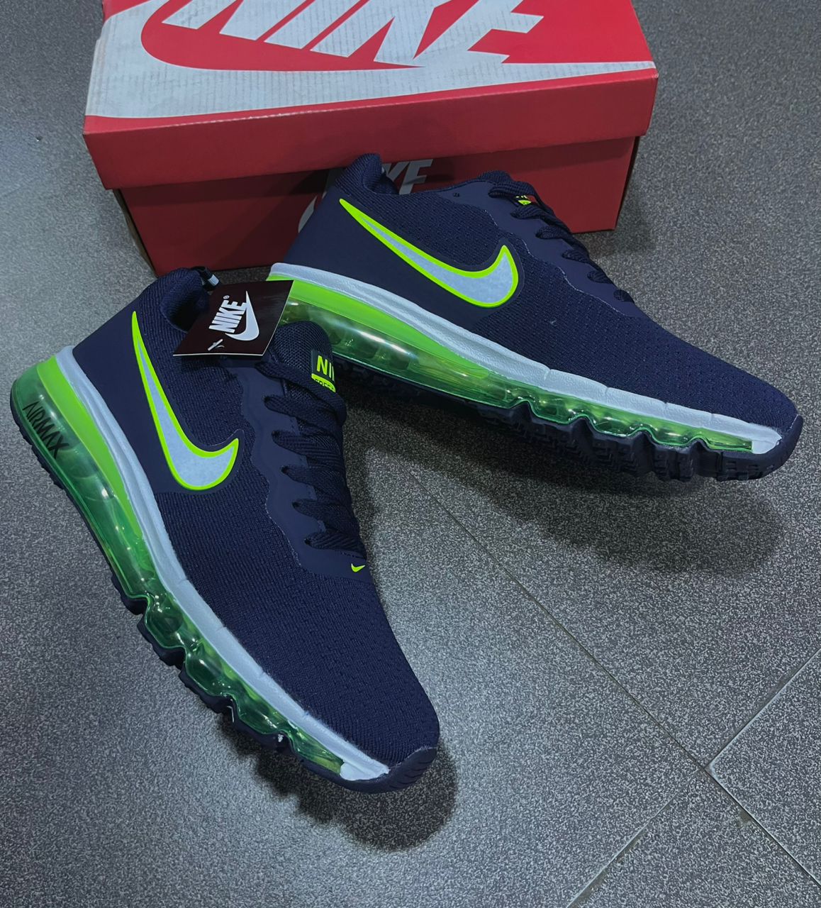 Air Max Knit Mesh Running Sneakers – Multi-Colour — image 1