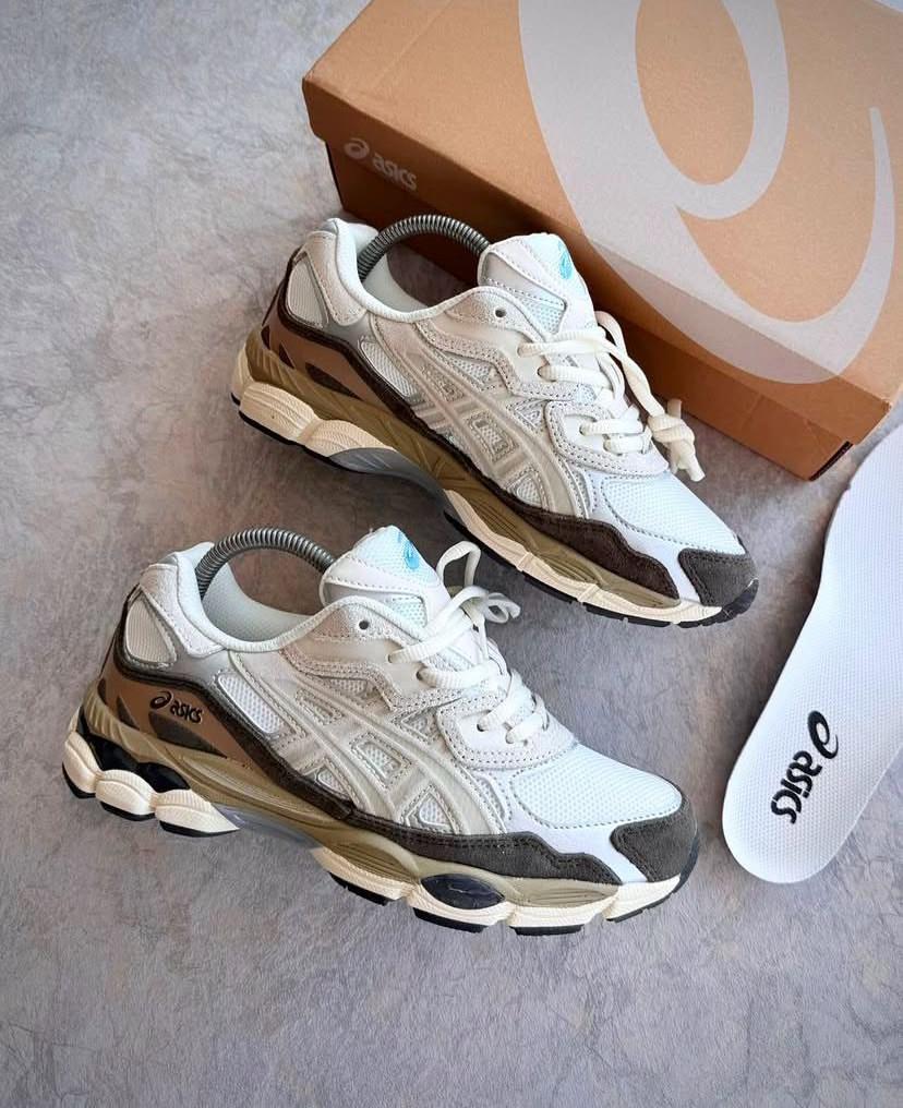 ASICS Unisex GEL-NYC Sneakers – Cream / Mocha Brown — image 2