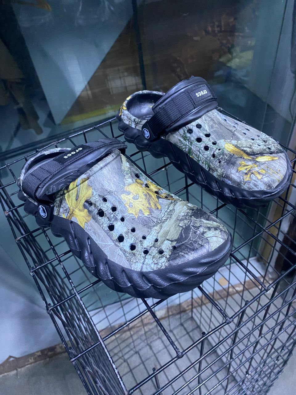 Camo Print Clog Sandal with Adjustable Strap — image 2