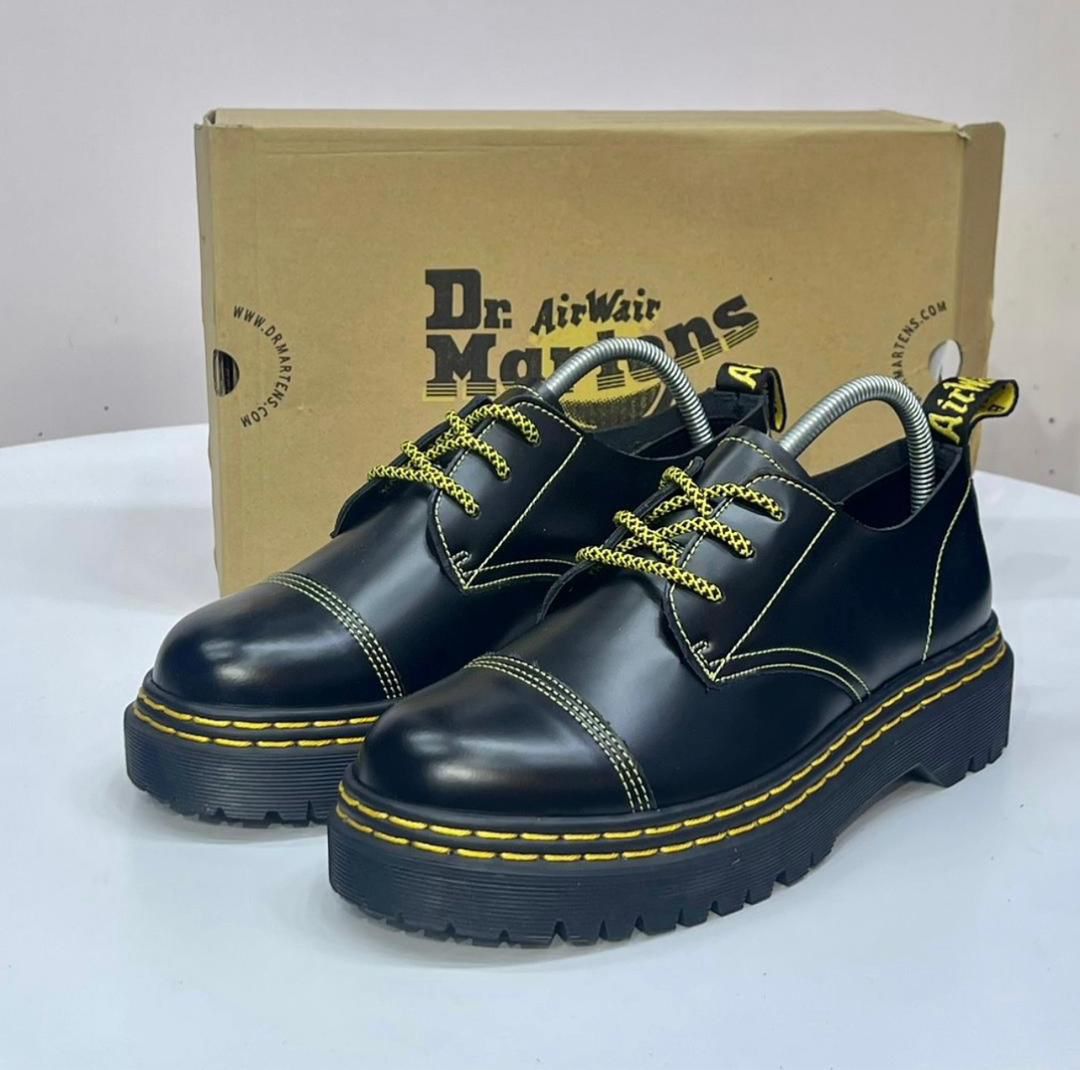 Dr. Martens 1461 Bex Double Stitch Leather Shoes – Black — image 1