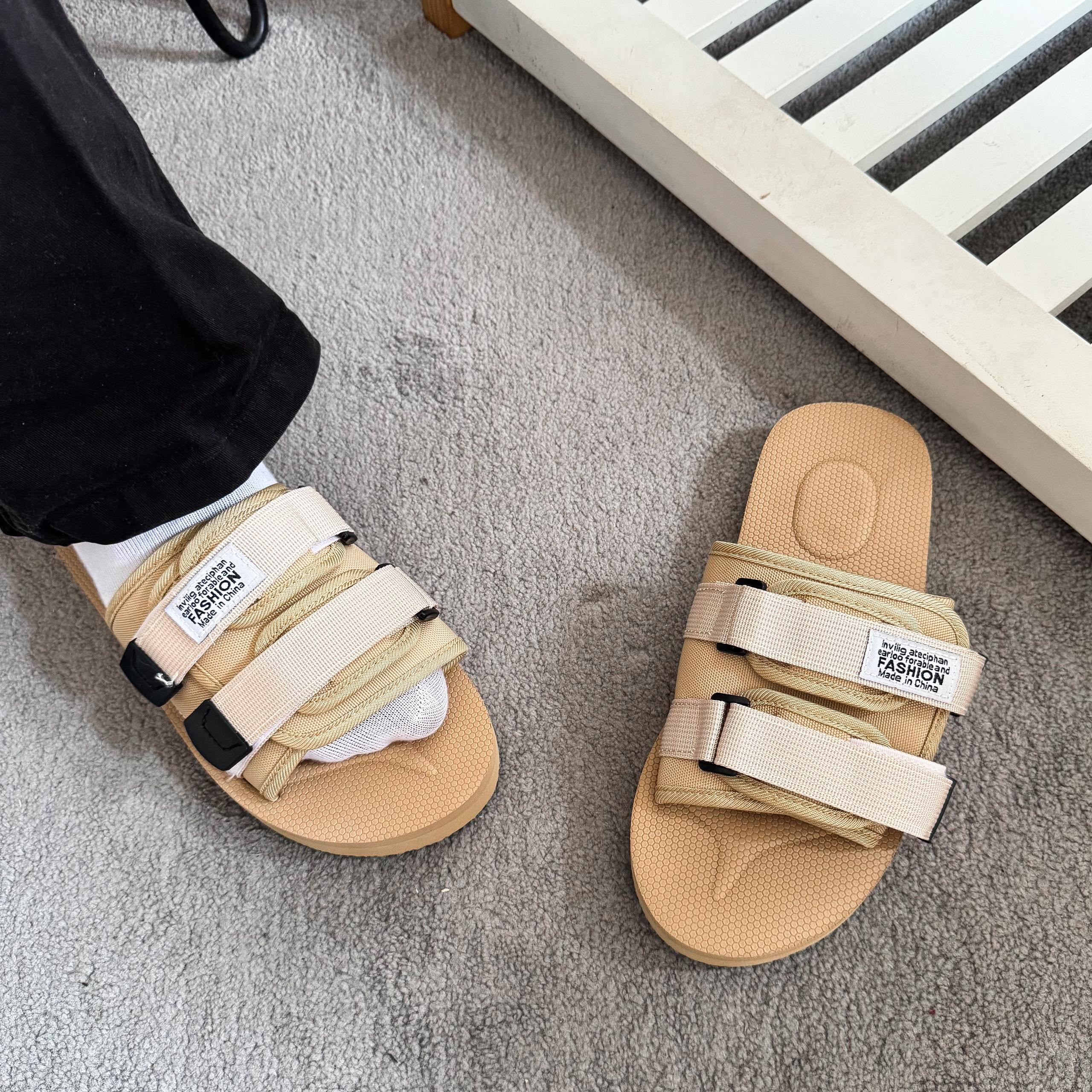 Dual-Strap Tactical Buckle Slide Sandals — image 3