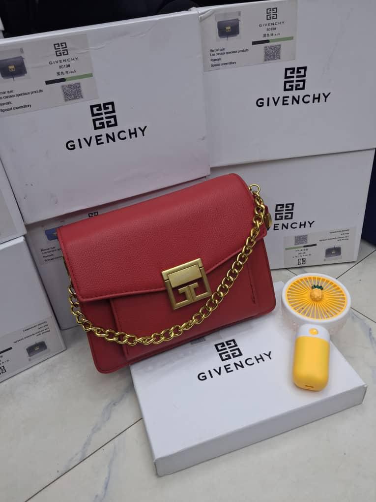 GV3-Style Chain Strap Crossbody Bag – Multi Colours with handbag fan — image 6