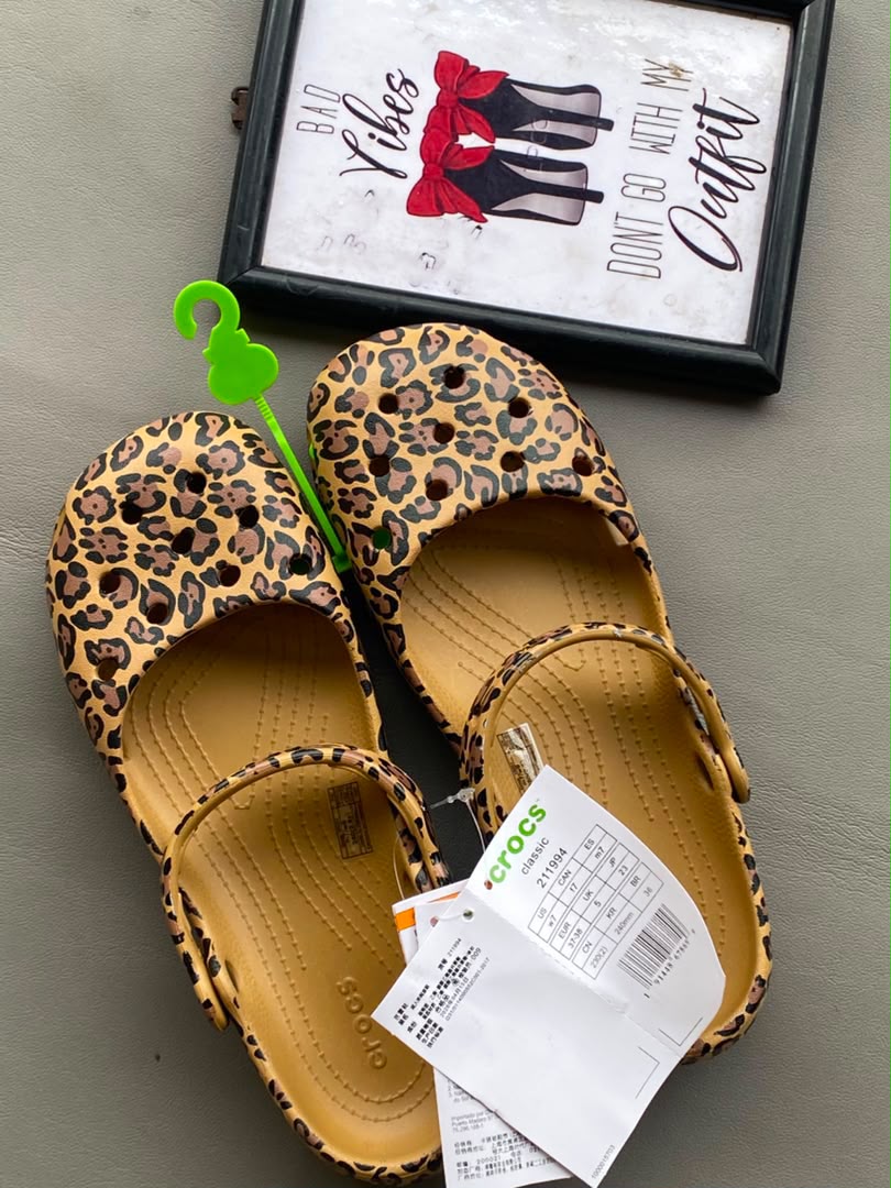 Leopard Print Mary Jane Clog Sandals — image 3