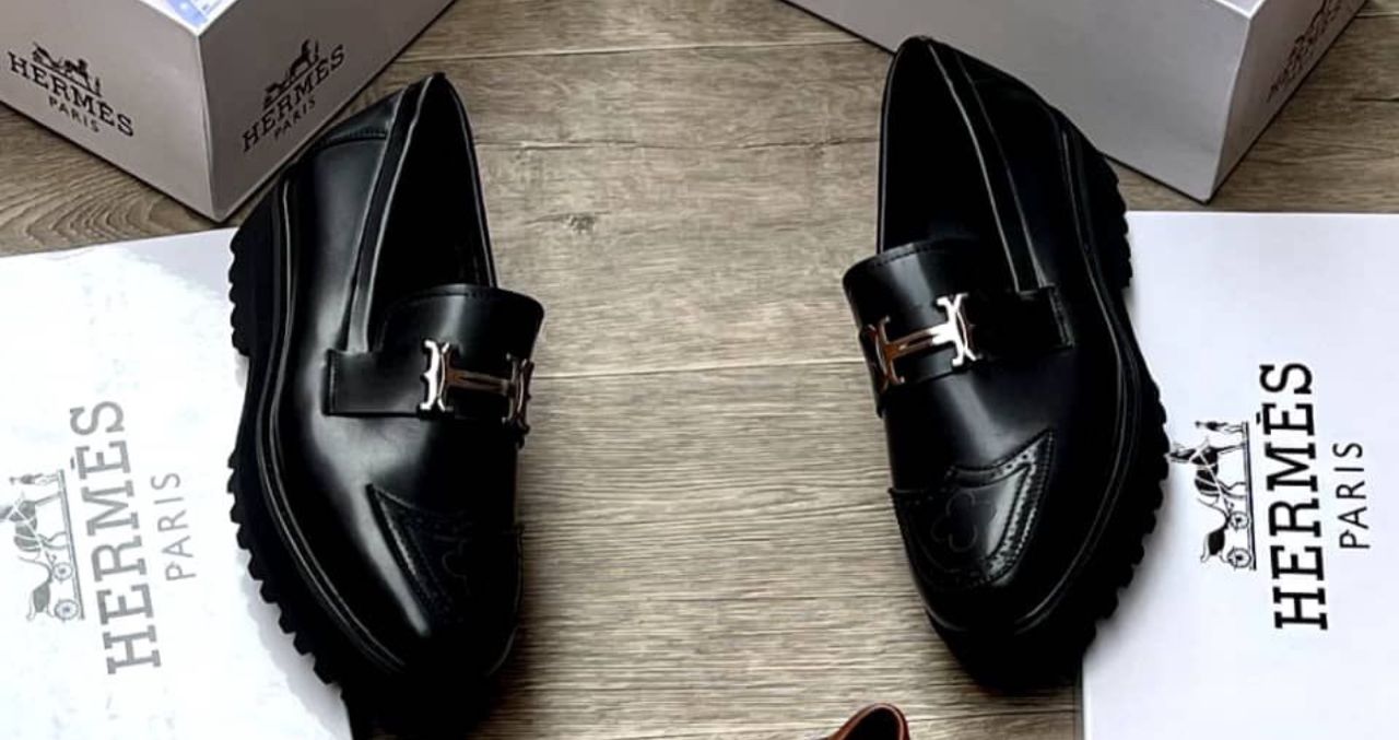 Hermès-style chunky platform loafers — image 2