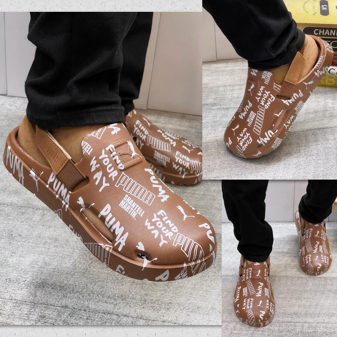 Men's Lightweight All-Over Print Casual Clogs — image 1