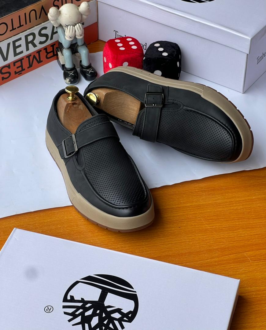 Men's Premium Matte Leather Tassel Boat Loafers – Rugged Lug Sole Contrast Stitch Smart-Casual Shoes — image 3