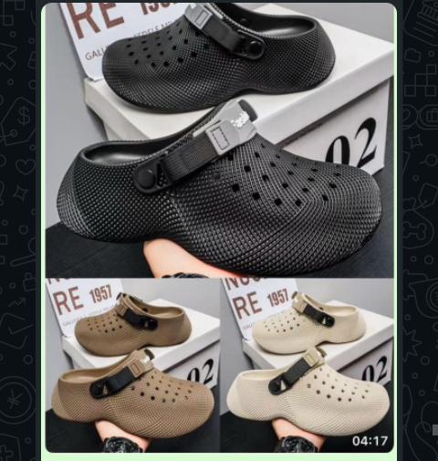 Men's Urban Style Platform Clogs – Lightweight Non-Slip Garden Sandals