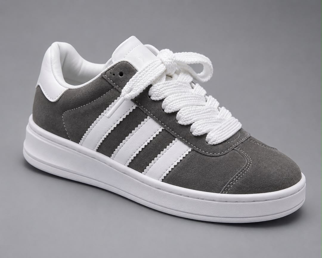 Shell-Toe Stripe Unisex Low-Top Sneakers — image 4