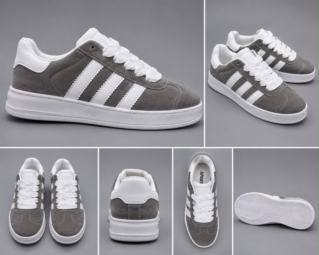 Shell-Toe Stripe Unisex Low-Top Sneakers — image 6