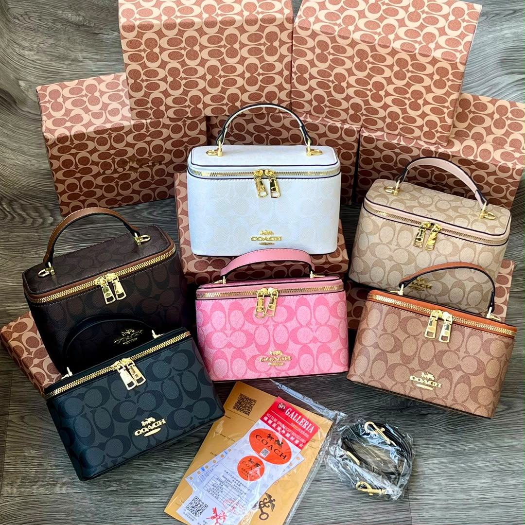 Signature Monogram Vanity Box Top-Handle Bag