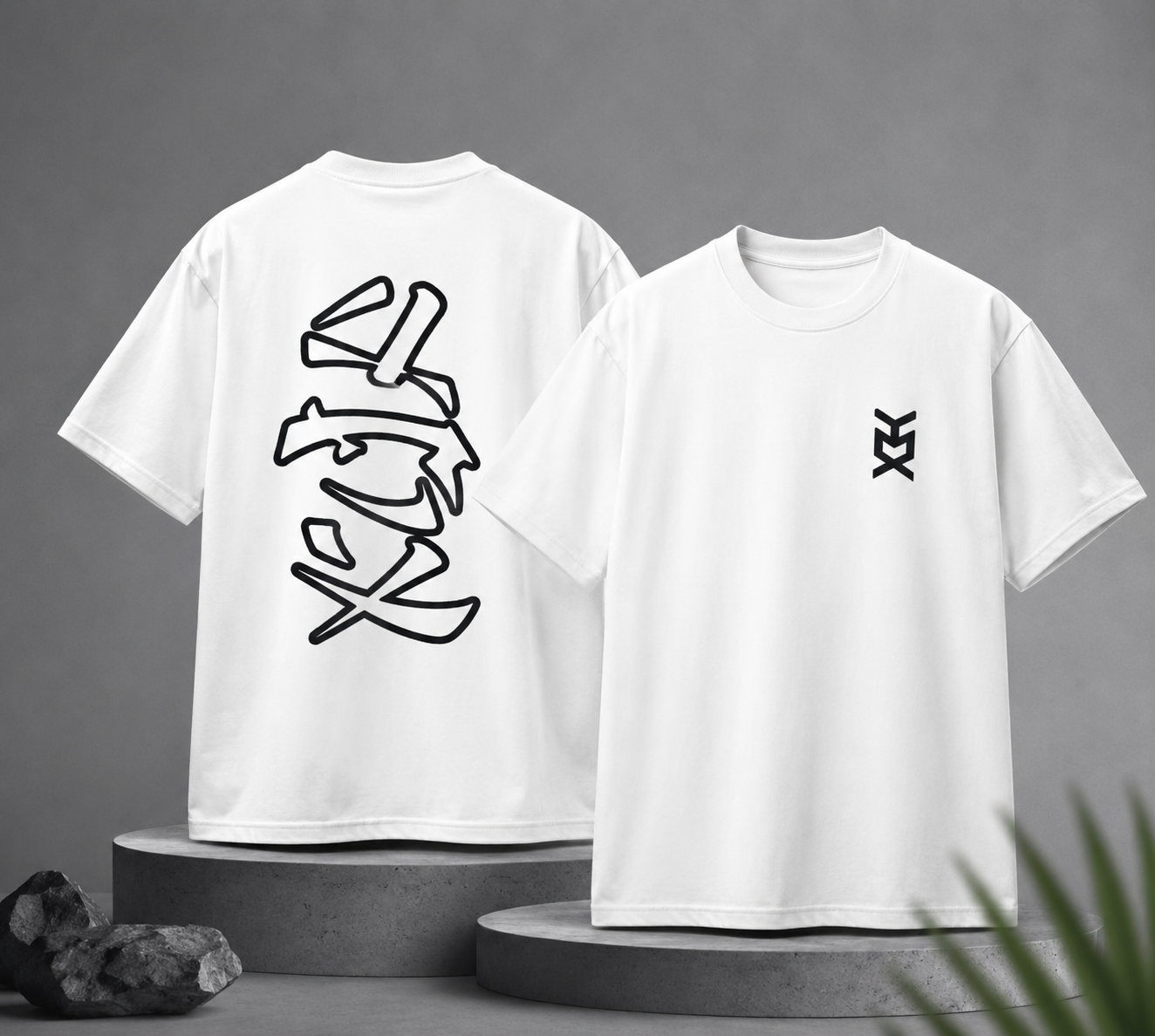YMX Men's Lightweight Oversized Graphic Streetwear T-Shirt – (Pre-Order) — image 3